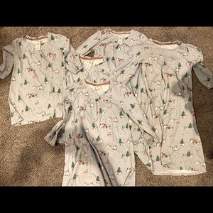 Mini Boden Matching Sibling Set Christmas Nightgowns  (5 gowns)